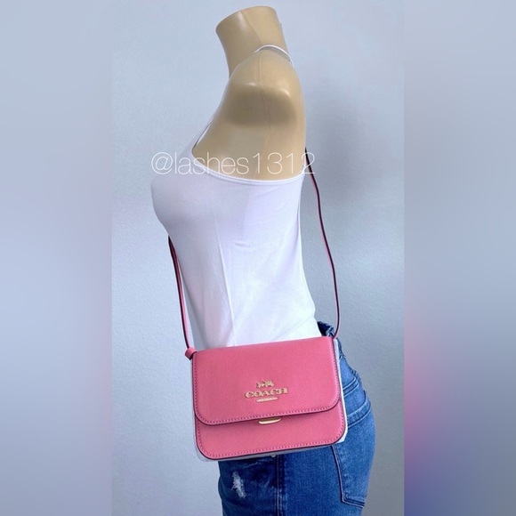 COACH Bag Brynn Mini Crossbody -  Pink Taffy C5626 - Picture 9 of 9